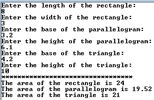 Write a C# application that asks the user to input the required