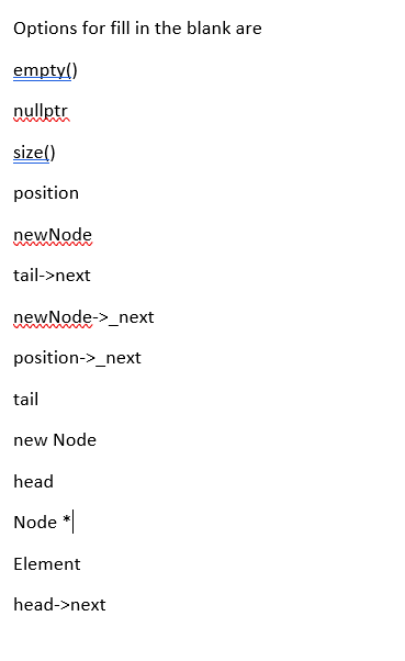 a list by passing a null pointer. Return an iterator to the