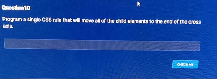  Program a single CSS rule that will move all of the