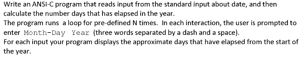 Write a C program Sample input/output INCOMPLETE CODE #include #define N 3
