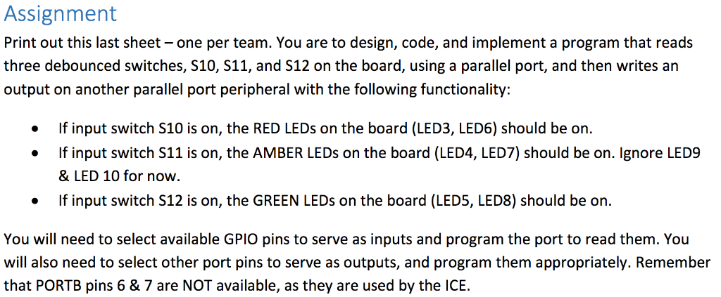 Program needs to be in C language. PICKIt3 microcontroller is being used