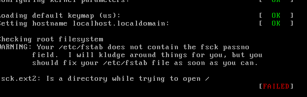  any linux epert please help me OK ] oading default keymap
