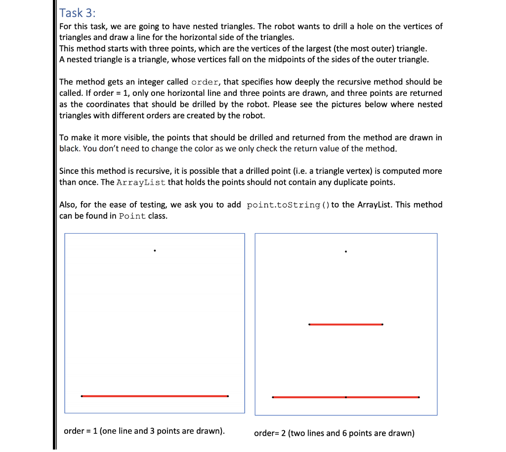 through Junit tests. Ability to document your code. This is the starter