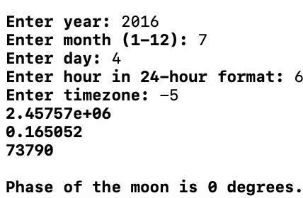  I wrote a program, but the middle algorithm and the correct