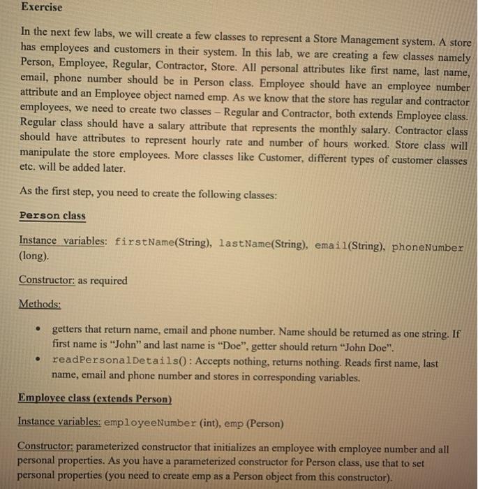  Exercise In the next few labs, we will create a few