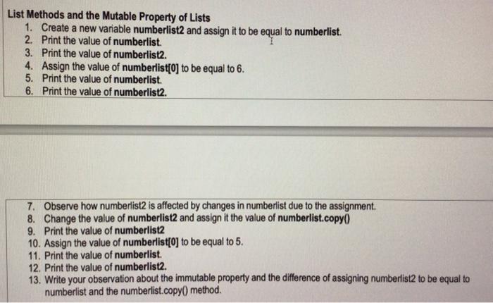 new variable longlist and assign it the value of numberlist + itemlist.