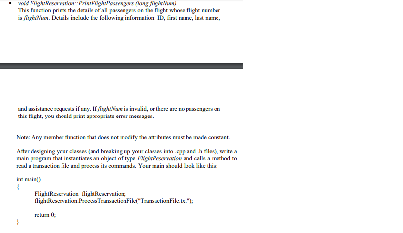 and accessed through public member functions. The attributes of each class are