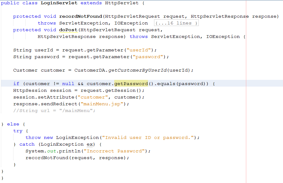 Displaying Accounts and Transactions in the Banking System(Java Web App) Based on