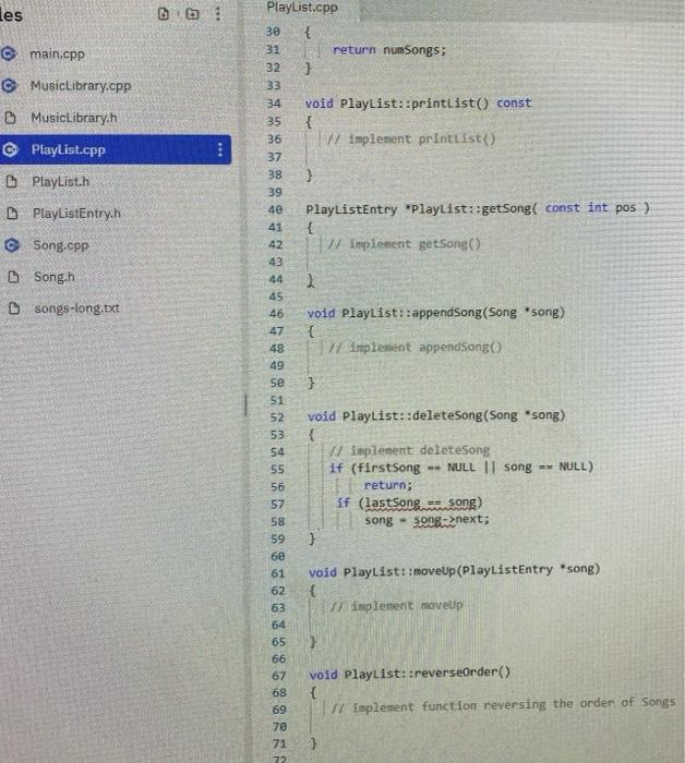 class provides the abstraction for an individual song, including song title, artist,