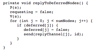 before the if statement. Show that a deadlock is possible. c) Does