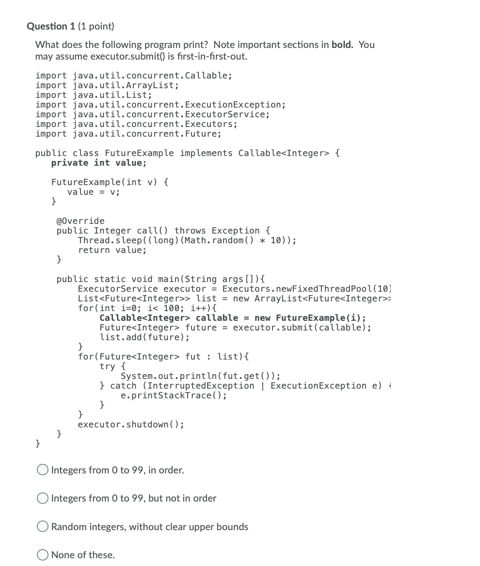 Why does the previous program print what you selected? Why does