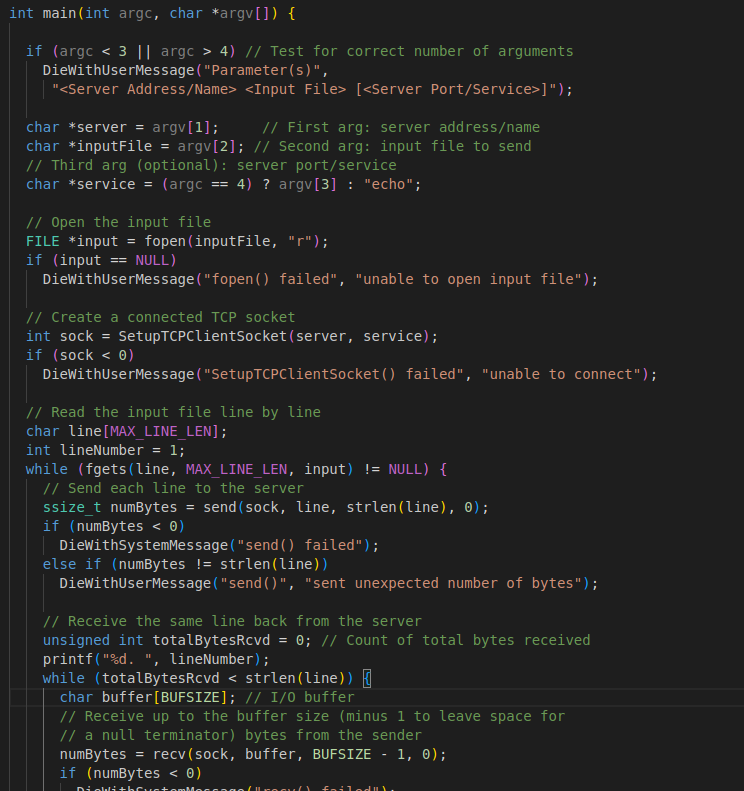back out to the terminal. You can see the implementation here as