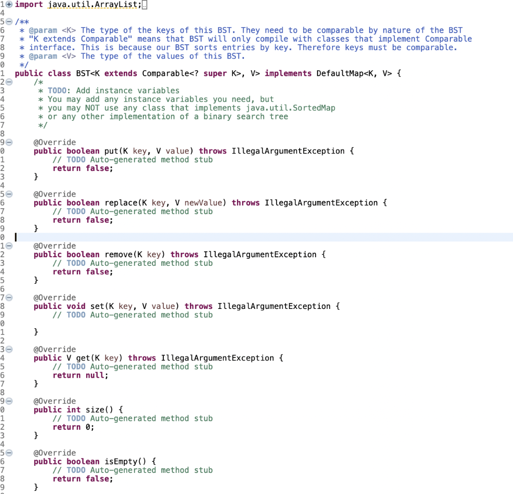 Qiyue Wang * * @param The type of the keys in this
