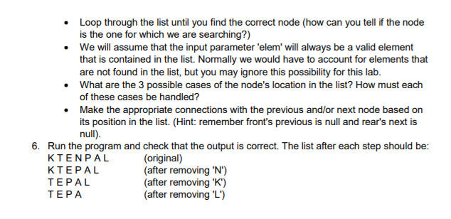 private DoubleLinkedNode previous; private E element; public DoubleLinkedNode(){ next = null; previous