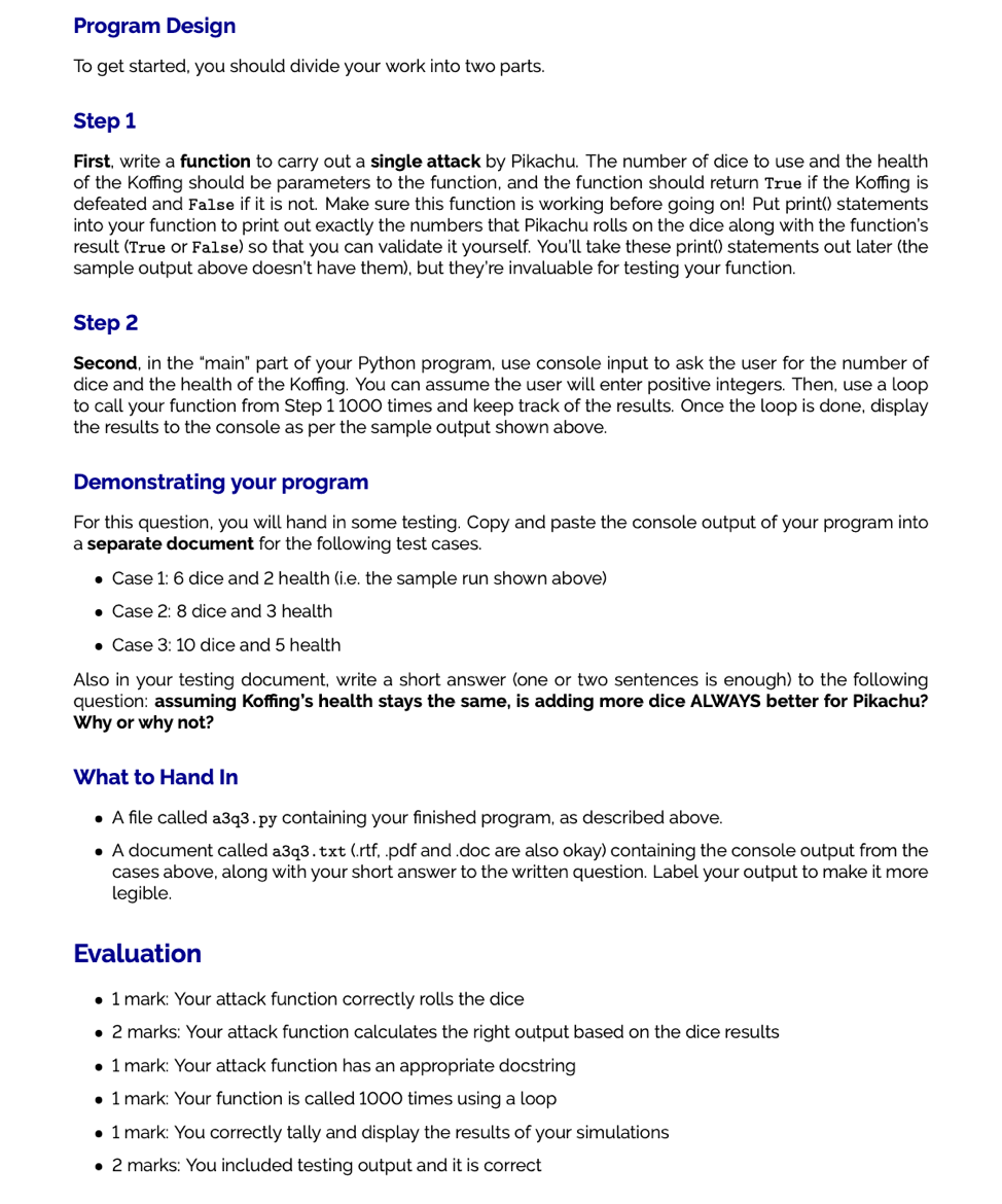 Degree of Difficulty: Tricky. You'll need to use everything you've learned so