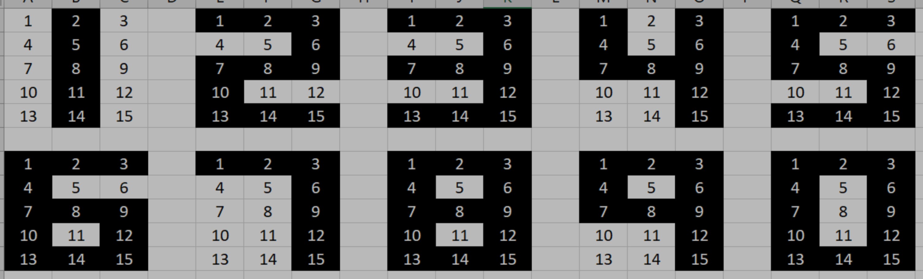  Create a linear model that can identify all the numbers in