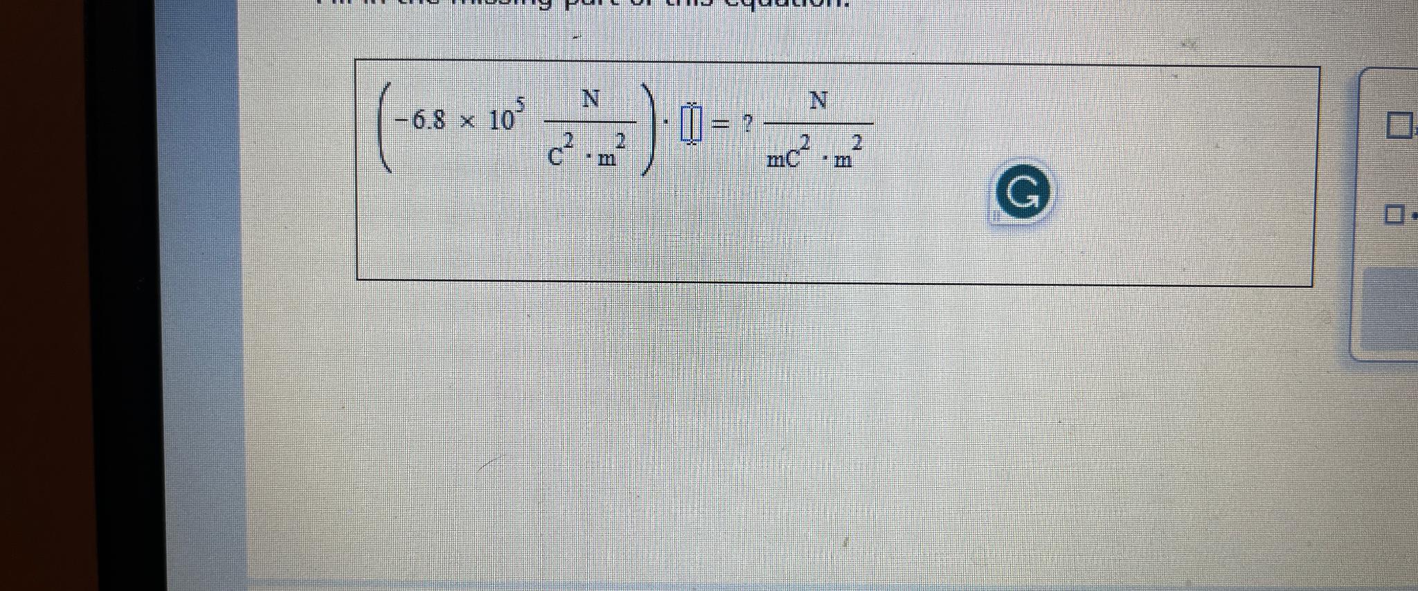  (-6.8105Nc2*m2)*tilde()=Nmc2*m2 