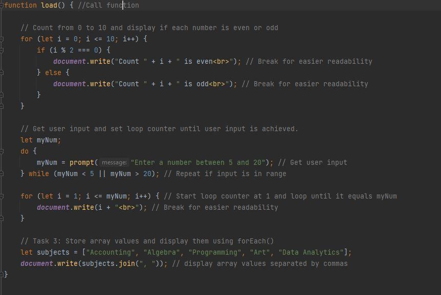 I'm needing help figuring out what I did wrong in my JavaScript