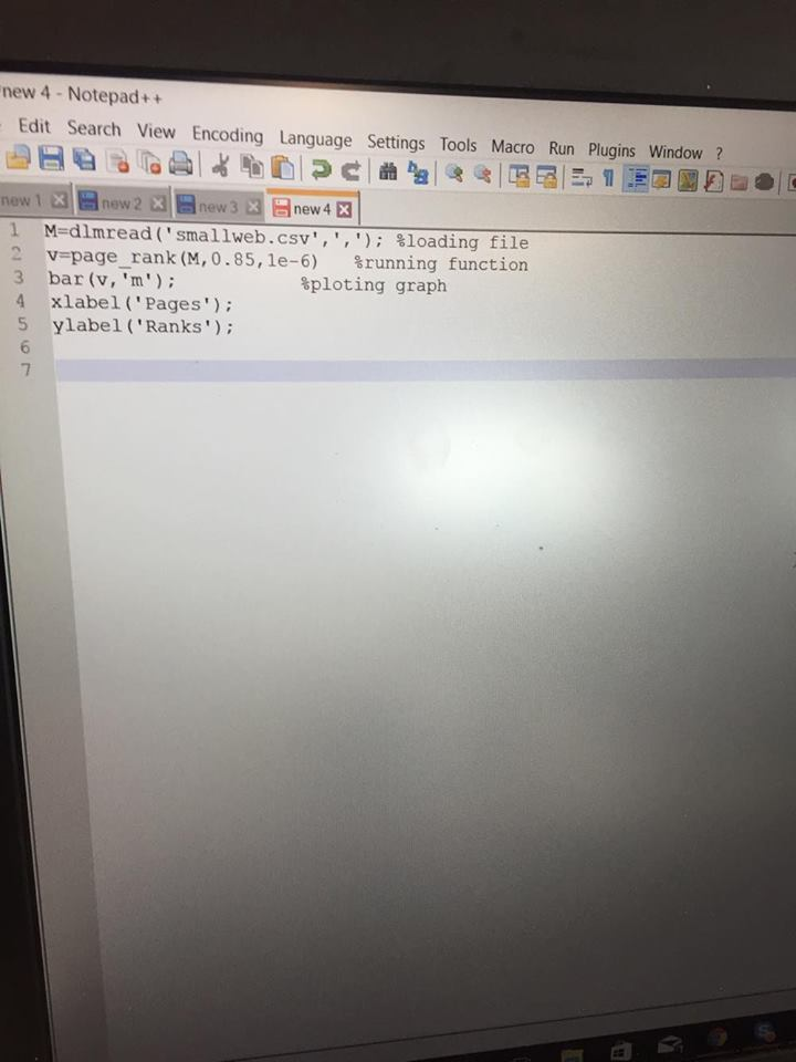 How to convert it from Matlab to Python code. new 4 Notepad++