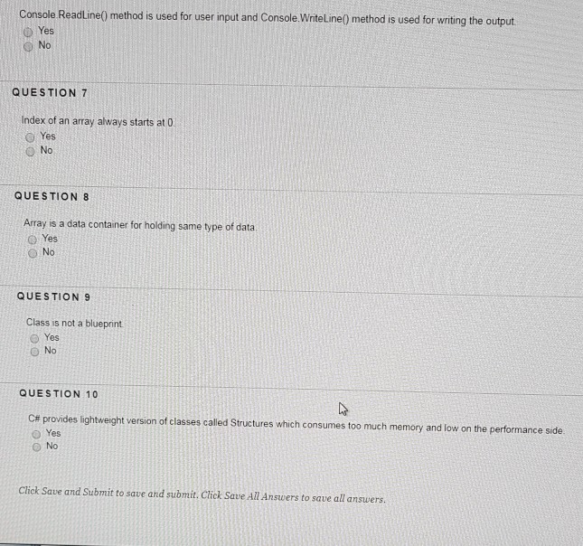 Language (EXE/DLL) files. o Yes O No QUESTION 3 C# language uses