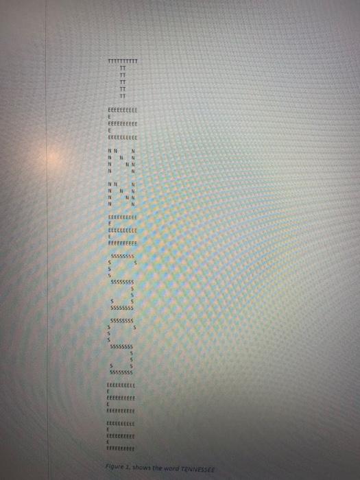 calling the static methods in the main method to create the desired