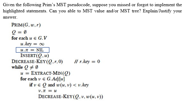  here highlighted part is 5th line with box marking Given the