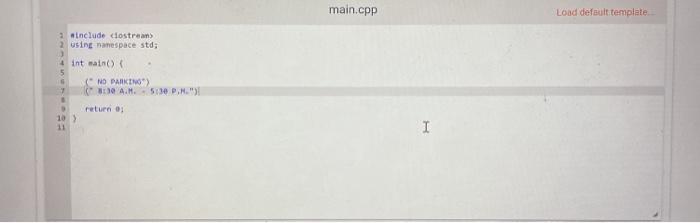 (except for the arrow). Note the first line should have three leading