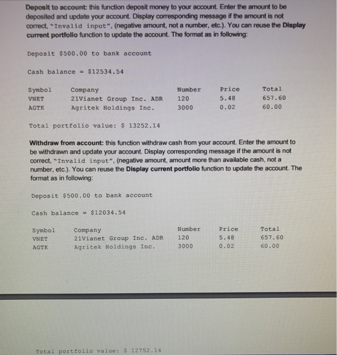 structure for the classes. Starting with the abstract base class Account, write