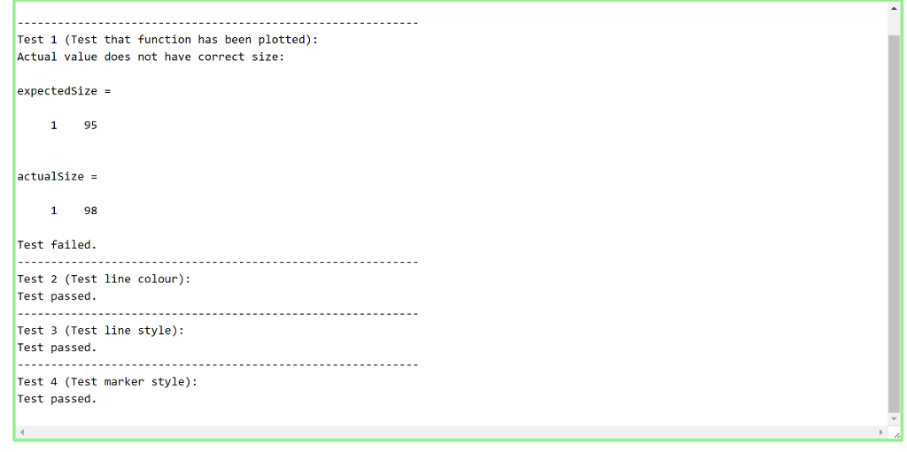 doesn't have correct size. Requirements: Complete the implementation of the dampedosc function,