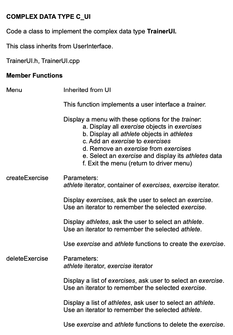  The containers are accessed through pointers. C++ langauge. 