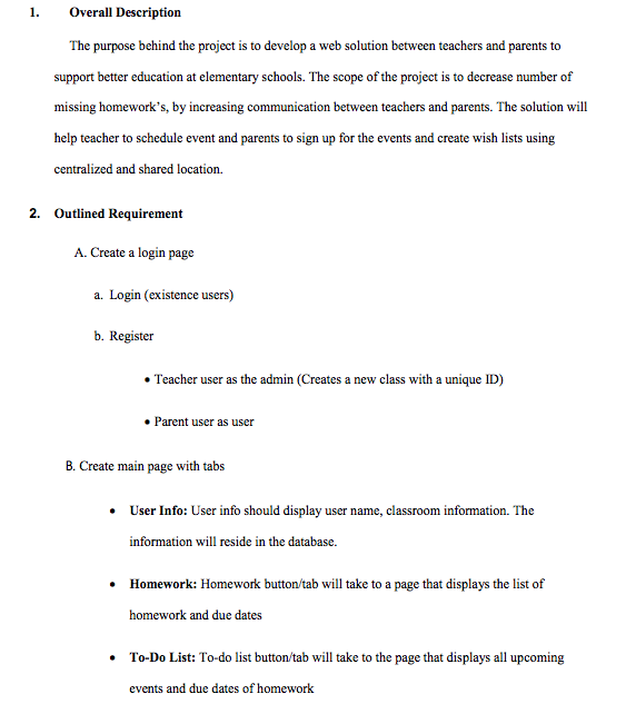 The purpose behind the project is to develop a web solution between