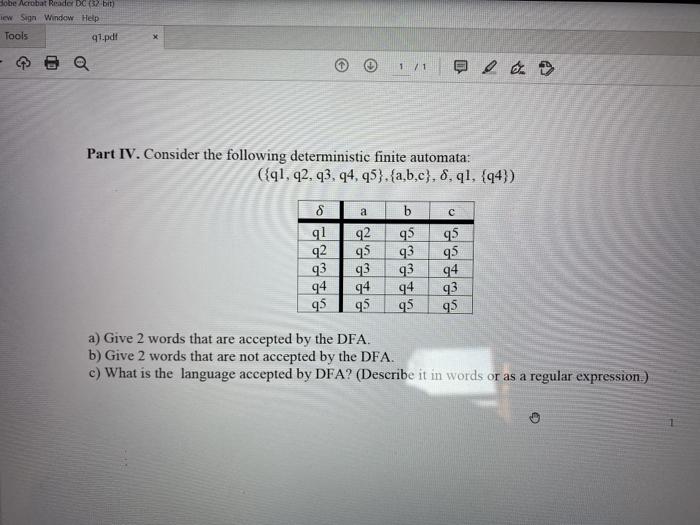  Sobe Acrobat Reader DC 52 bit) w Sign Window Help Tools