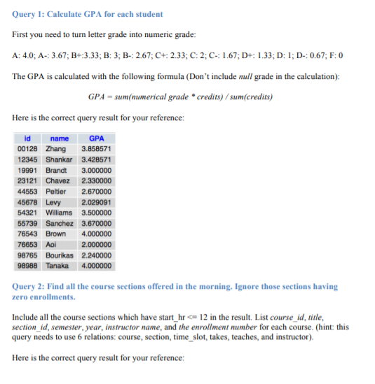 Hello, I am working on a java program for sql query statements