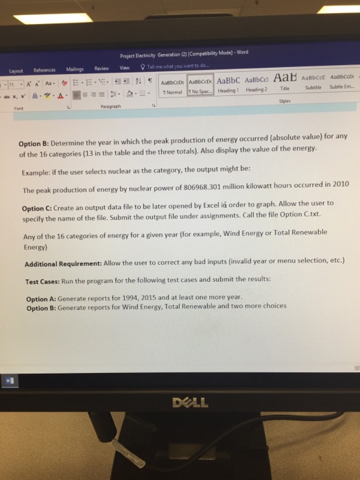 hydroelectric, wind, and more. The Department of Energy publishes various reports each