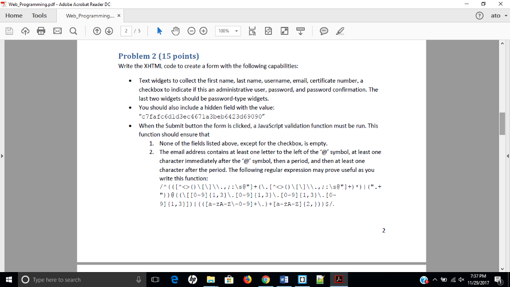 appearances, determined by the document's CSS stylesheet. Your HTML file should be