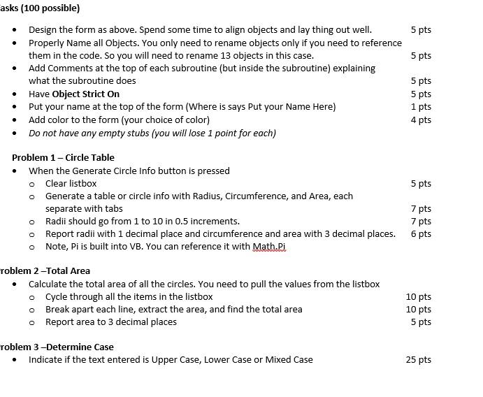 more practice with looping. This is going to involve 3 separate tasks.