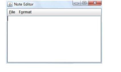 This is a java programming assignment Objectives: Build a notepad editor with