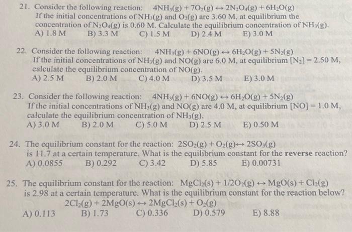 I need help! Can someone do ALL 21-25 please. Thank you! 21.