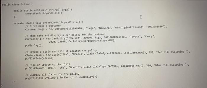 an insurance project and build a compliant UML sequence diagram to fully