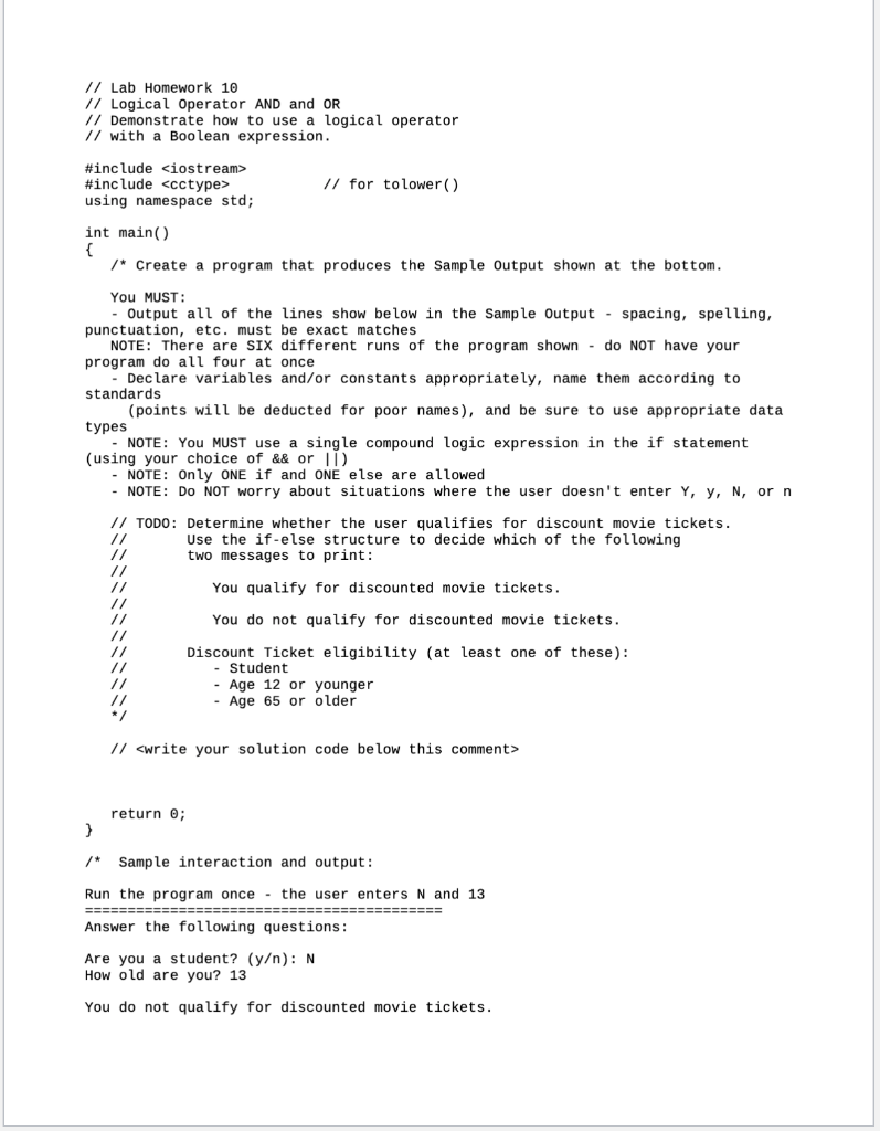  Someone, please help code this lab 10 with design.cpp // Lab