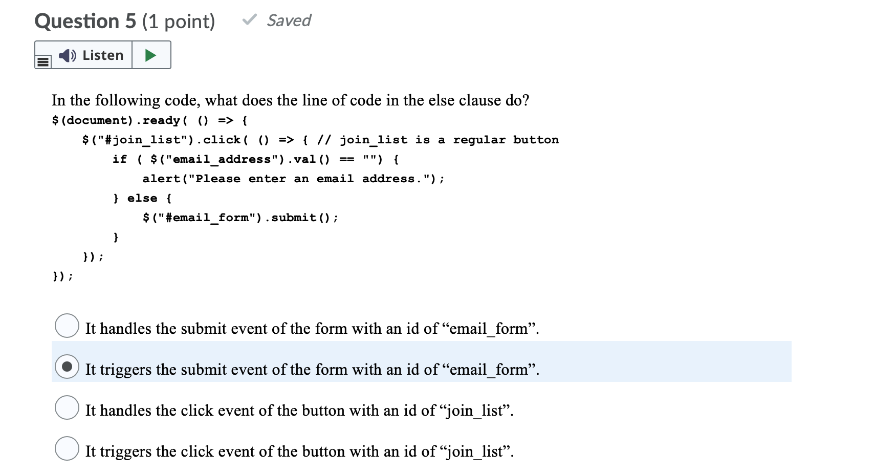 disables or enables all radio buttons when an element is checked or