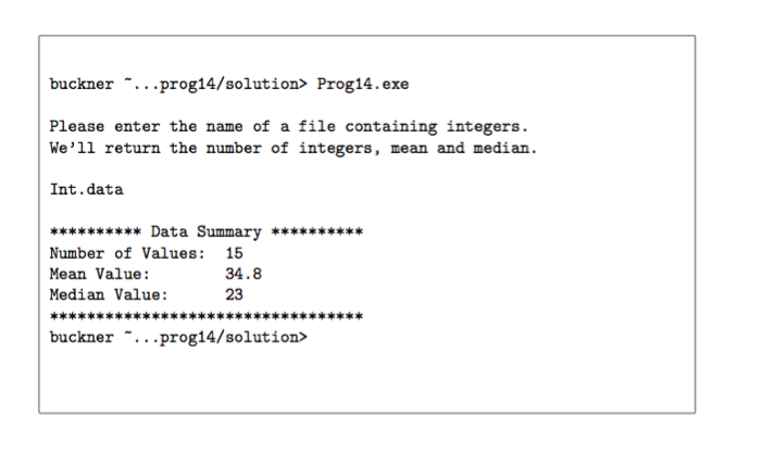 return the filename as a string object. 2. pen the filename for