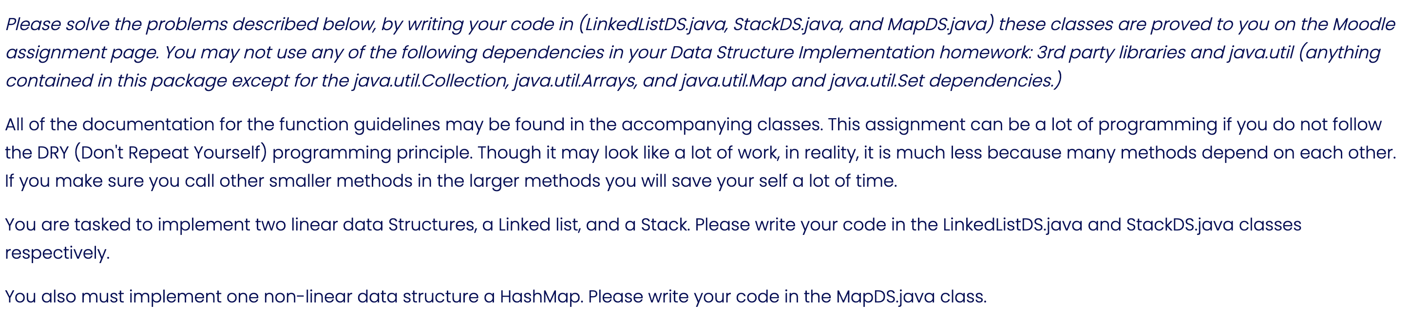 package student; import java.util.Map; public class MapDS { /** * Removes all