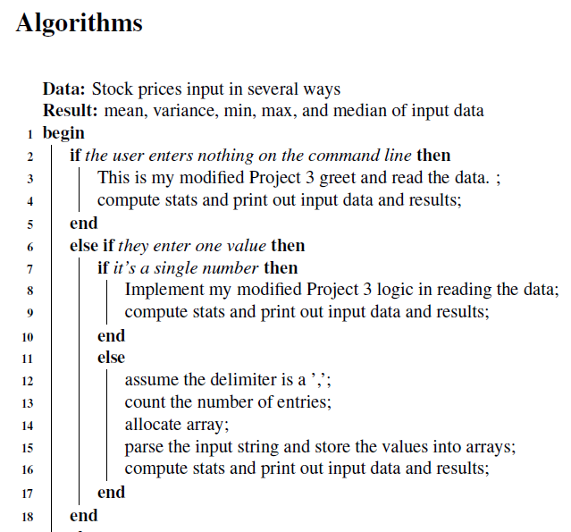 the code. I have included project 3 that we are using for