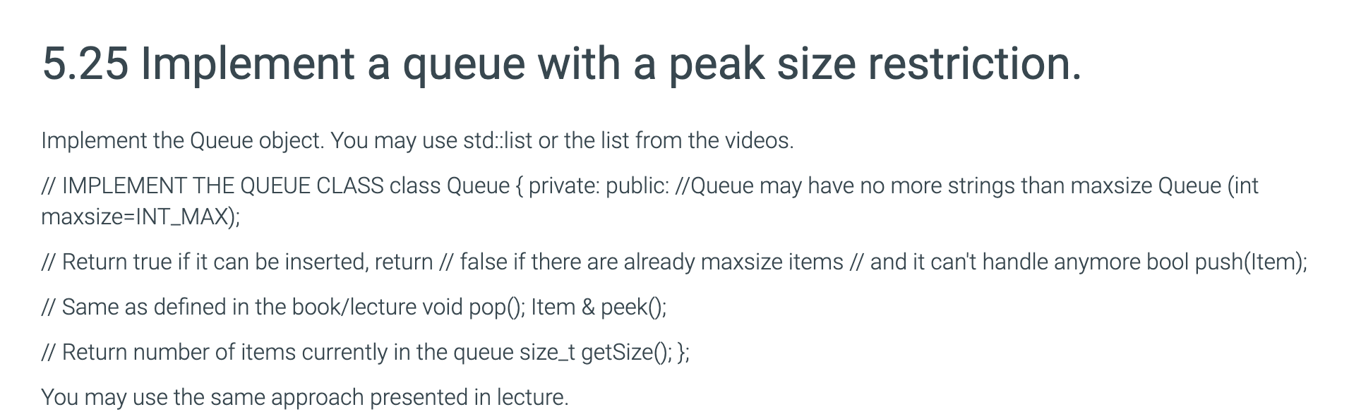  #include #include #include #include class List; using Item = std::string; //