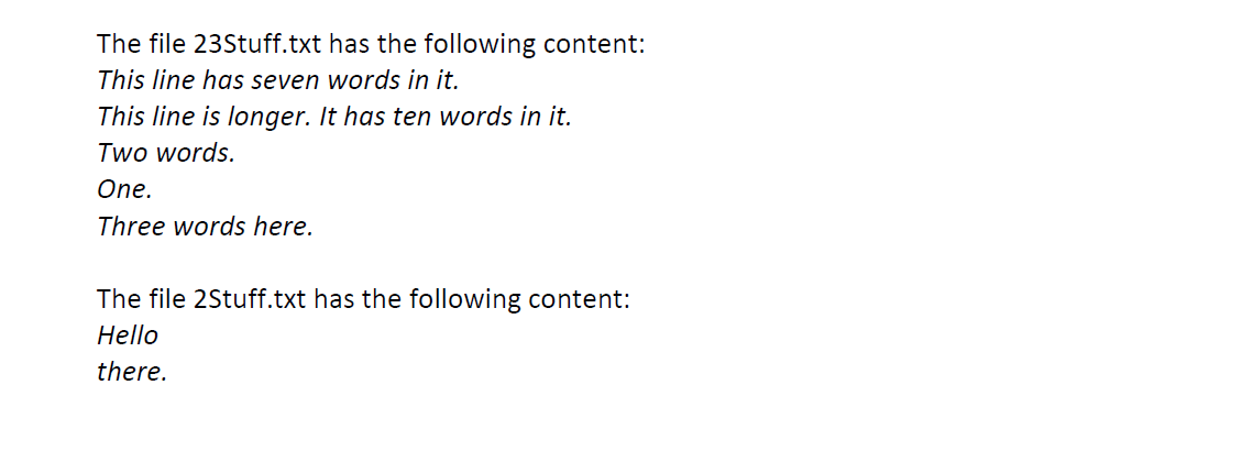 Write a program named 'WordCounter.java that asks the user for the name