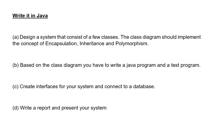 I just need an easy Java code and a simple introduction for