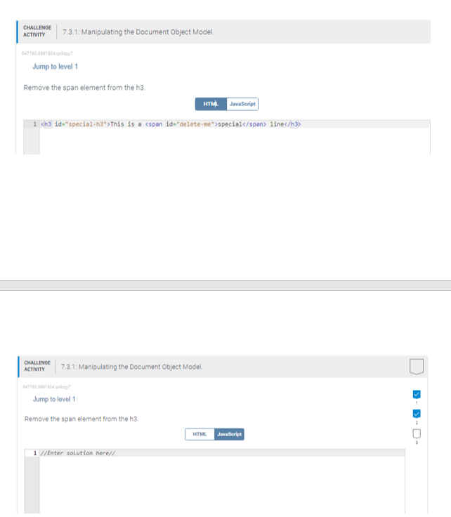  Remove the span element from the h1. This needs to be