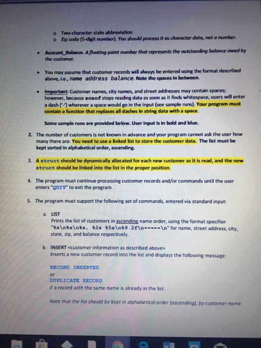 5 Objectives . Practice the use of structs, pointers and linked lists
