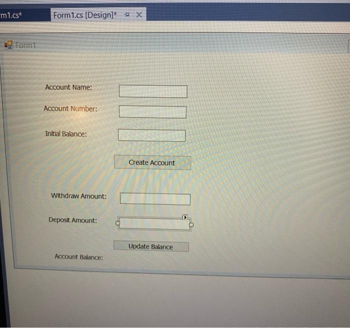  In C# Need code from GUI step by step The text